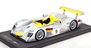 TOPMARQUES 1/18 AEfB R8 #9 E}24ԑϋv 2000 ACG }NjbV Ie 500TOPMARQUES 1:18 AUDI R8 No 9 24h Le Mans 2000 Aiello/McNish/Ortelli Limited Edition 500 pcs