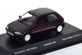 ODEON 1/43 プジョー 106 ラリー ブラック 504台限定Odeon 1:43 Peugeot 106 Rally black Limited Edition 504 pcs
