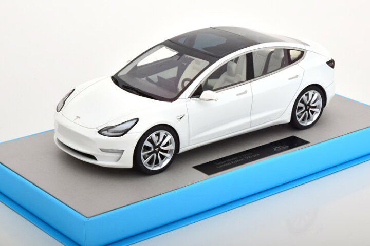 TOPMARQUES 1 18 テスラ モデル 3 ホワイト No TOPLS074C