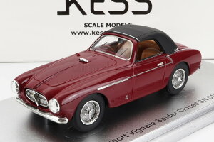 KESS 1/43 �t�F���[�� 212 �G�N�X�|�[�g �r�O�i�[�� ch.0110e �K�u���I�� �N���[�Y 1951 �{���h�[/�u���b�NKESS-MODEL 1/43 FERRARI 212 EXPORT VIGNALE ch.0110e CABRIOLET CLOSED 1951 BORDEAUX BLACK