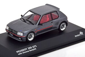�\���h 1/43 �v�W���[ 205 GTI with Dimma �{�f�B�L�b�g �O���[���^���b�NSolido 1:43 Peugeot 205 GTI with Dimma Bodykit greymetallic