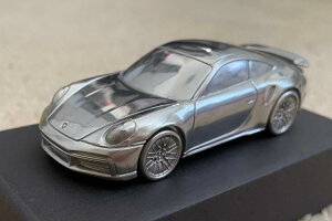 |VF 1/43 |VF 911^[{ 992^[{ A~jE y[p[EFCgGenuine FACTORY Porsche 911 turbo 922 turbo Aluminum Chrome model scale 1:43 Paperweight