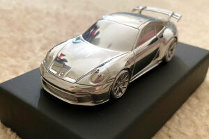 |VF 1/43 |VF 992 GT3 A~jE y[p[EFCgGenuine FACTORY Porsche 992 GT3 Aluminum Chrome model scale 1:43 Paperweight