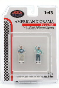 �A�����J���W�I���} 1:43 �t�B�M���A ���[�X�̓`�� 1950�N�� �L�����N�^�[�Z�b�gRacing Legends 50s characters Set 1:43 American Diorama