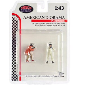 AJWI} 1:43 tBMA [X LN^[Zbg #2Race Day characters Set #2 1:43 American Diorama