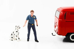 �A�����J���W�I���} 1/18 ���h�m ���h���P���t�B�M���AFirefighters Fire Dog Training figure 1:18 American Diorama