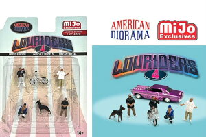 AJWI} 1/64 tBMAZbg - [C_[ 4American Diorama 1:64 Figures Set - Lowriders 4 - MIJO Exclusives