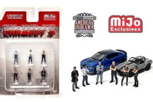 AJWI} 1/64 tBMAZbg J[~[g 3American Diorama 1:64Figure Set - Car Meet 3 - MIJO Exclusive