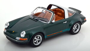 KK-SCALE 1/18 �V���K�[ 911 �^���K �_�[�N�O���[�����^���b�N KK-Scale 1:18 Singer 911 Targa darkgreen-metallic