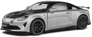 �\���h 1/18 �A���s�[�k A110 ���W�J�� 2022�N �}�b�g�V���o�[ / �u���b�NSolido 1:18 Alpine A110 Radical year 2022 mat silver / black