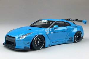 f 1/18 Y GT-R R35 _bNEBO 2008N "oeB[EH[N ptH[}X- Pearlescent Dark Blue" 30 Onemodel 1:18 Nissan GT-R R35 Duck Wing Year 2008 "Liberty Walk Performance - Pearlescent Dark Blue" 1