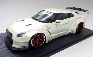 f 1/18 Y GT-R (R35) _bN EBO 2008N oeB[EH[N ptH[}X - p[zCg 30Onemodel 1:18 Nissan GTR (R35) Duck Wing Year 2008 Liberty Walk Performance - Pearl White" 1:18 Only 