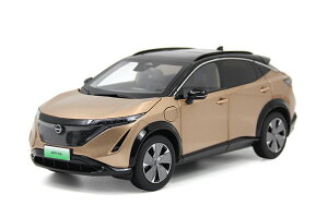 Y pEfB 1/18 Y AA 2022 S[h ÓIV~[V _CLXg ~j`A fJ[Mtg RNV JPaudi Model 1:18 Nissan Ariya 2022 Gold Static Simulation Diecast Al