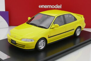 f 1/18 z_ VrbN tFI EG9 _bNEBO 1992N CG[Onemodel 1:18 Honda Civic Ferio EG9 Duck Wing Year 1992 " Yellow
