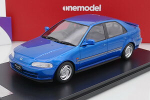 �������f�� 1/18 �z���_ �V�r�b�N�t�F���I EG9 �_�b�N�E�B���O 1992�N �_�[�N�u���[���^���b�N Onemodel 1:18 Honda Civic Ferio EG9 Duck Wing Year 1992  Dark Blue Metallic