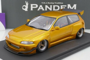 f 1/18 z_ VrbN EG6 1995N Pbgoj[ gXyAg S[h^bNOnemodel 1:18 Honda Civic EG6 Year 1995 " Rocket Bunny - Transparent Gold Metallic "
