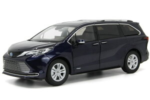 I[gt@Ng[ 1/18 g^ VGi MPV _CLXgf u[ JAuto Factory 1:18 Toyota SIENNA MPV Diecast Model Blue