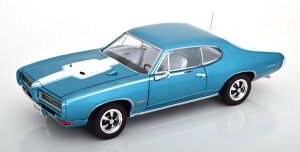 Ertl/Auto World 1/18 |eBAbN C {uLbg GTO 1968 ^[RCY^bN/zCg JErtl/Auto World 1:18 Pontiac Royal Bobcat GTO 1968 turquoisemetallic white