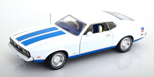 Ertl/Auto World 1/18 tH[h }X^O Xvg 1972 zCg/u[ JErtl/Auto World 1:18 Ford Mustang Sprint 1972 white blue