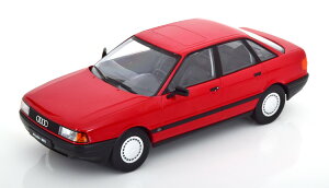 gv9 1/18 AEfB 80 B3 T[ 1989 bhTriple 9 1:18 Audi 80 B3 Saloon 1989 red
