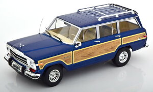 KK-SCALE 1/18 �W�[�v �O�����h���S�j�A 1989 �u���[���^���b�NKK-Scale 1:18 Jeep Grand Wagoneer 1989 bluemetallic