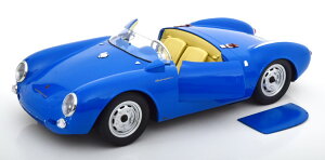 KK-Scale 1/12 ポルシェ 550A スパイダー 1956 ブルー /ホワイトKK-Scale 1:12 Porsche 550A Spyder 1956 blue white
