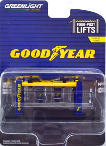 �O���[�����C�g �R���N�e�B�u�� 1/64 �O�b�h�C���[ ���t�g �u���[ /�C�G���[Greenlight Collectibles 1:64 GoodYear Hebebuhne blue yellow in blister