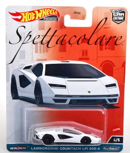 �z�b�g�E�B�[�� �v���~�A�� 1/64 �����{���M�[�j �J�E���^�b�N LPI 800-4 2022 �z���C�gHot Wheels Premium 1:64 Lamborghini Countach LPI 800-4 2022 white in blister