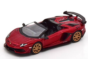 MINI GT 1/64 {M[j AF^h[ SVJ [hX^[bh^bN/ubN/S[hMINI GT 1:64 LAMBORGHINI Aventador SVJ Roadster redmetallic black golden
