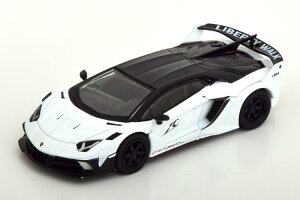 MINI GT 1/64 �����{���M�[�j �A���F���^�h�[�� GT Evo LB ���[�N�X �z���C�g/�u���b�NMINI GT 1:64 LAMBORGHINI Aventador GT Evo LB Works white black