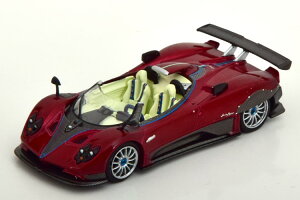 MINI GT 1/64 �p�K�[�j �]���_ HP �o���P�b�^ ���b�h���^���b�N/�O���[MINI GT 1:64 Pagani Zonda HP Barchetta redmetallic grey