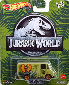 zbgEB[ v~A 1/64 q WVbN [h RNV 4/5Hot Wheels Premium 1:64 Combat Medic Jurassic World Collection 4/5