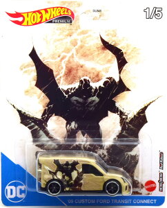 �z�b�g�E�B�[�� �v���~�A�� 1/64 �t�H�[�h �g�����W�b�g �R�l�N�g �J�X�^�� �o�b�g�}�� DC �o�b�g�}�� �R���N�V���� 1/5Hot Wheels Premium 1:64 Ford Transit Connect Custom Batman DC Batman Collection 1/5