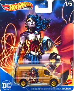 zbgEB[ v~A 1/64 ZfX Xv^[ _[E[} DC X[p[q[[Y RNV 1/5Hot Wheels Premium 1:64 Mercedes Sprinter Wonder Woman DC Superheroes Collection 1/5