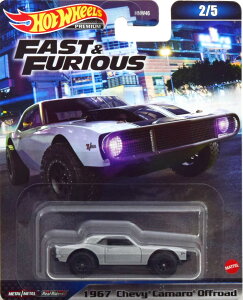 zbgEB[ v~A 1/64 V{[ J} It[h ChXs[h 1967 Vo[O[^bNHot Wheels Premium 1:64 Chevrolet Camaro Offroad Fast Furious 1967 silver-greymetallic