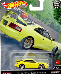 zbgEB[ v~A 1/64 g^ ZJ GT-4 1995 CG[Hot Wheels Premium 1:64 Toyota Celica GT-4 1995 yellow