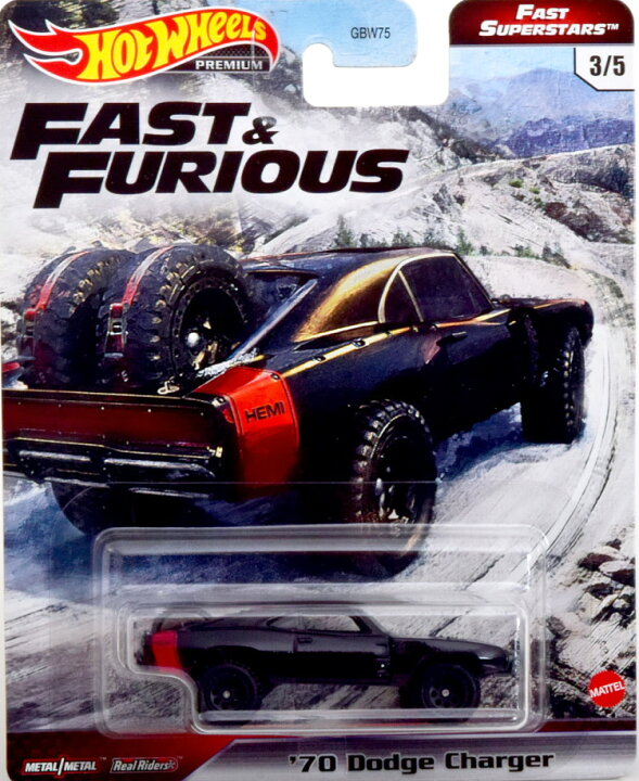 楽天市場】ホットウィール プレミアム 1/64 ダッジ チャージャー オフ 
