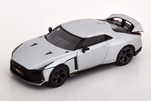 Era Car 1:64 ���Y GT-R50 �C�^���f�U�C�� �V���o�[/�u���b�NEra Car 1:64 Nissan GT-R50 by Italdesign silver black