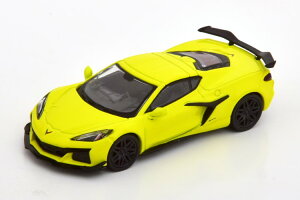 MINI GT 1/64 V{[ Rxbg Z06 N[y CgCG[O[MINI GT 1:64 Chevrolet Corvette Z06 Coupe lightyellow green