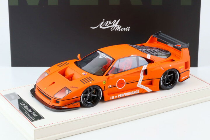 楽天市場】IVY Model Merit 1/18 フェラーリ F40 LB ワークス LBWK  