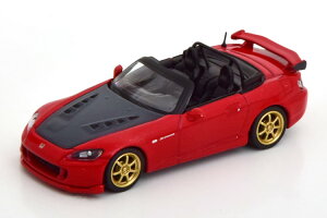 MINI GT 1/64 �z���_ S2000 �����R���o�[�`�u�� ���b�h�J�[�{��MINI GT 1:64 Honda S2000 Mugen Convertible red carbon