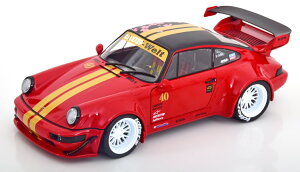 \h 1/18 |VF 911 RWB Red 鎭 2021 bh/tbgubN/}bgS[h JSolido 1:18 Porsche 911 RWB Red Suzuka 2021 red flatblack matt-golden