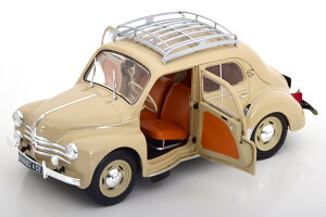 �\���h 1/18 ���m�[ 4CV Tourterelle 1956 �N���[�� �J�� Solido 1:18 Renault 4CV Tourterelle 1956 creme