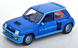 �\���h 1/18 ���m�[ 5 �^�[�{ 1981 �u���[���^���b�N/���C�g�u���[ �J�� Solido 1:18 Renault 5 Turbo 1981 bluemetallic lightblue