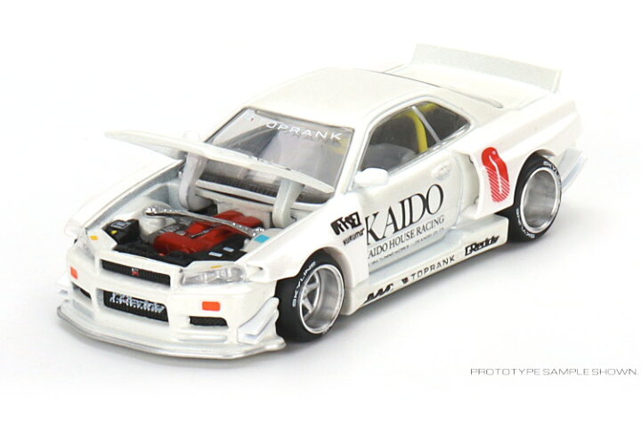 楽天市場】MINI GT x Kaido House 1/64 日産 スカイライン GT-R R34 