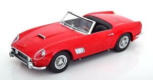 KK-Scale 1/18 �t�F���[�� 250 GT �J���t�H���j�A �X�p�C�_�[ ���O���\�ȃn�[�h�g�b�v�t�� 1960 ���b�h/�u���b�NKK-Scale 1:18 Ferrari 250 GT California Spyder with removable Hardtop 1960 red black
