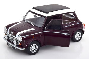 KK-Scale 1/12 ~jN[p[ T[tt LHD p[v^bN/zCg JKK-Scale 1:12 Mini Cooper with Sunroof LHD purple-metallic white