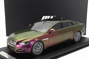 ���[�^�[�w���b�N�X 1/18 �W���K�[ XJL 2022 �J�����I���O���[��/�p�[�v�� 66�����MOTORHELIX 1:18 JAGUAR XJL 2022 CHAMELEON GREEN PURPLE LIMITED 66 ITEMS