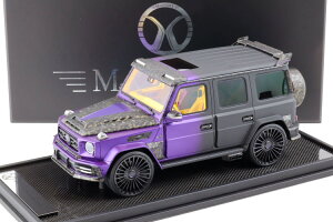 ���[�^�[�w���b�N�X 1/18 �����Z�f�X�x���c G�N���X G63 AMG �}���\���[ UAE �}�b�g�u���b�N/�p�[�v�� 99�����MOTORHELIX 1:18 MERCEDES BENZ G-Class G63 AMG Mansory UAE matt black/ purple - Limited 99 pcs.