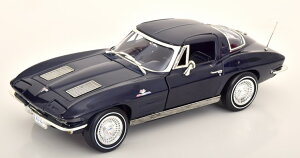 Ertl/Auto World 1/18 V{[ Rxbg C2 N[y 1963 _[Nu[ J Ertl/Auto World 1:18 Chevrolet Corvette C2 Coupe 1963 darkblue